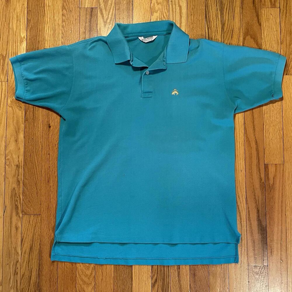 VINTAGE Brooks Brothers Golden Fleece Polo Shirt Men XL 100% Cotton MADE IN USA